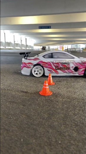 Testing the nitro powered RC Drift car! #rccars #drifting #rcdrifttok