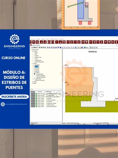 Diseño Estructural de Estribos para Puentes: AASHTO 2024