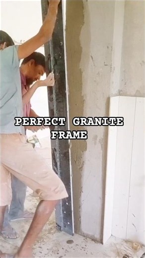 Granite Door Frame Fitting | Perfect Installation 😍 #Shorts