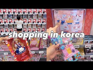 shopping in korea vlog 🇰🇷 cute miniature toys haul 🩷 ft. my son speaking korean