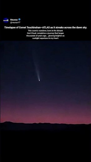 Tsuchinshan–ATLAS | A Cosmic Wanderer from the Oort Cloud