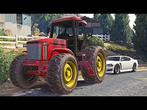 Redneck Farmer Out Runs Police in a Tractor!