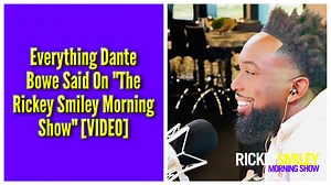 You might know Dante Bowe from Maverick City Music, but he's focused on being a solo R&B artist now. Take a look at our interview and his performance live on the show!! | Rickey Smiley