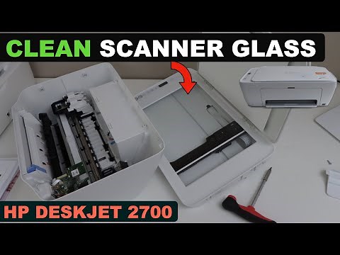 HP DeskJet 2700 Scanner Glass Cleaning (Clean Dust From Inside) !