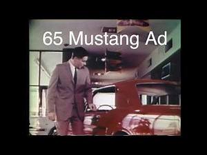 1965 Ford Mustang Commercials (7 of 7) - Funny Mustang Harvey TV Ad