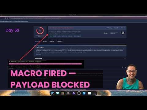 Day 52 of Becoming a SOC Analyst — Malicious Macro Document Delivering PowerShell Downloader