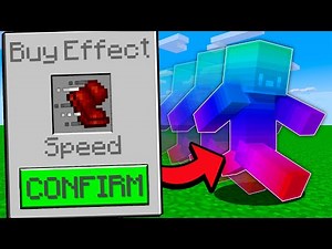 Minecraft Manhunt, But I Can Buy Effects...