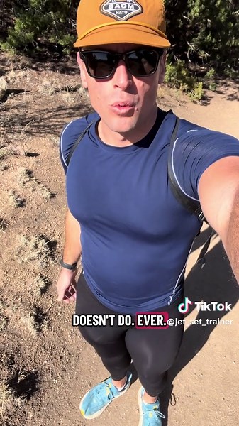 Swapped the treadmill for a mountain in New Mexico — and the data backed it up. 🏔️ Here’s what most people miss about outdoor movement: ↳ Hiking = Zone 2 cardio. Fat burning without the cortisol spike that kills your results. ↳ Uneven terrain stacks NEAT all day. Your metabolism stays elevated long after you’re done. ↳ Nature literally lowers cortisol. Lower cortisol = better fat loss environment. The treadmill isn’t bad. But if you’re grinding cardio and the scale isn’t moving — your metabolis