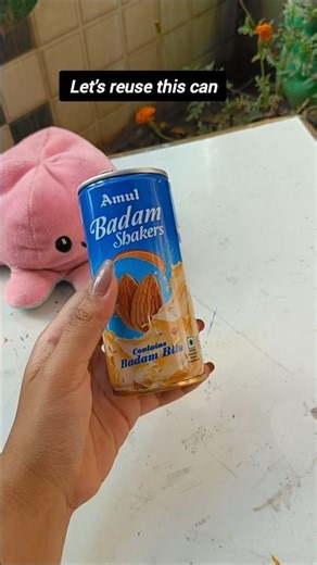 Easy DIY Idea When You're bored 💡 #shortvideo #foryourpage #viral #diy #bestoutofwaste #can #plants