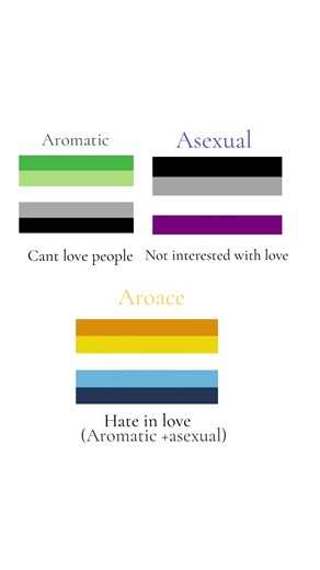 Meaning of these flag -aromatic -asexual -aroace #lgbt🏳️‍🌈 #🏳️‍🌈 #aroace #aromatic #asexual