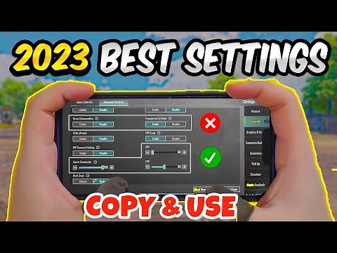 My All Settings Guide in one ✅❌ | Chinese Pro Tips | PUBG MOBILE | Noob To Pro