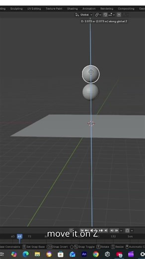 Soft Body simulation in blender in just 45 seconds #blendertutorial #blender #blendergameengine