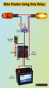 Bike Indicator Flasher Circuit — Ultra Simple DIY ⚡️ | Step-By-Step Guide ##video #explorepage #like4like #like #reels #explore #trending #viral #reelsinstagram #electronicvideos #BikeIndicator #FlasherCircuit #BikeModification #DIYElectronics #ElectronicsProjects #IndicatorFlasher #BikeRepair #ElectricalEngineering #TechElectronic119 #ElectronicsTutorial #ReelsTraining #EngineeringReels #CircuitDiagram #BikeCustomisation #ShortsVideo --- 15 Trending Keywords 1. Bike indicator flasher 2. Simple 