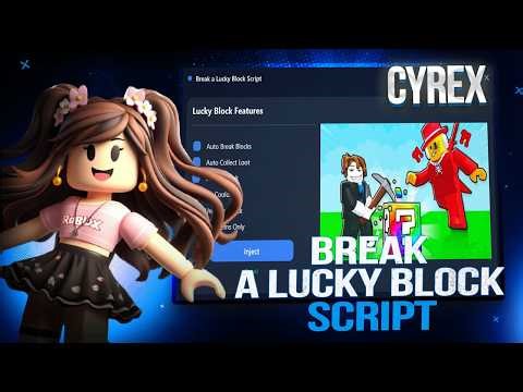 BREAK A LUCKY BLOCK SCRIPT *NO KEY* - BEST AUTO FARM LUCKY, FREEZE SAMMY, AUTO GOD & MORE!