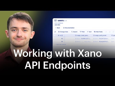 Working with Xano API Endpoints with Ruairi McNicholas