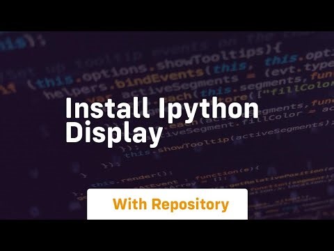 install ipython display