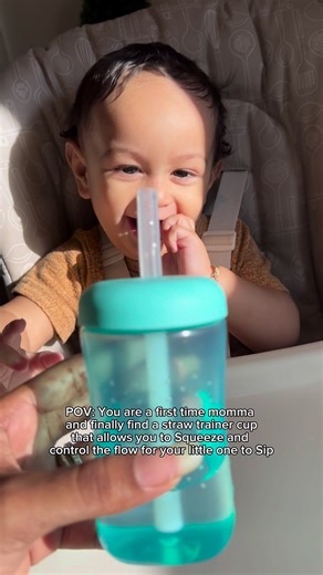 The easiest way to teach your LO to drink from a straw 🧃 | The First Years