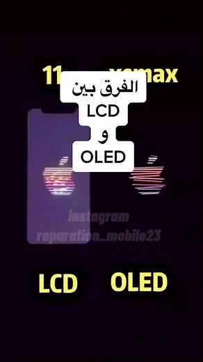 الفرق بين شاشات LCD و OLED
