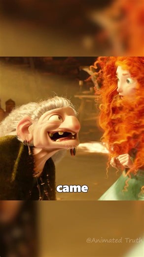 Merida is actually a descendant of Mor'du!#shorts #brave #pixar