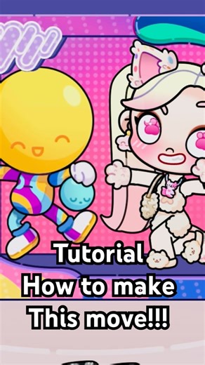 Tutorial how to make move #avatarworld #tocaboca #fypviralシ #shorts