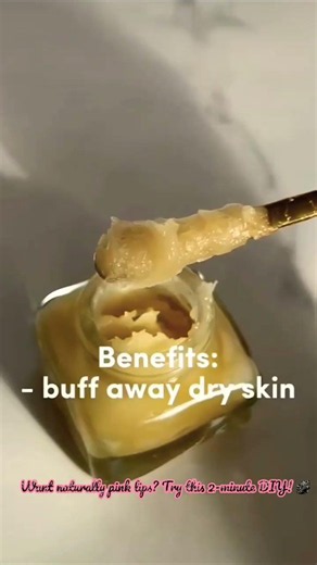 DIY Lip Scrub for Pink & Soft Lips in Just 2 Minutes! 💋✨