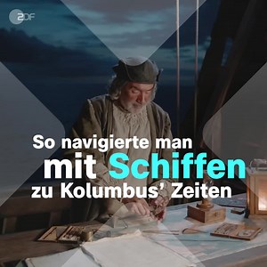Immer weiter Richtung Westen - wie haben das Seeleute zu Kolumbus' Zeiten gemacht? Die Navigation war keineswegs trivial! "Ein Moment in der Geschichte - Kolumbus erreicht Amerika" mit Mirko Drotschmann seht Ihr am 1. Mai um 19:30 Uhr im ZDF - oder jederzeit in der Mediathek: kurz.zdf.de/FYy/ | Terra X