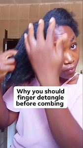 4K views · 47 reactions | Finger detangling is a gentle and effective...