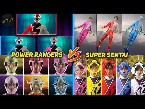 Who Did It Better? Morph Sequence Comparison - Power Rangers vs Super Sentai