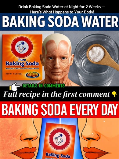 154K views · 446 reactions | Drink Baking Soda Water at Night for 2 Weeks — Here’s What Happens to Your Body! | Clean Life Hacks | Facebook