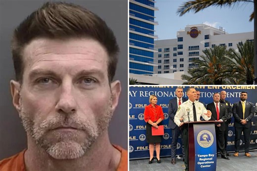 Roofer charged with leaving explosives in casino toilet — days after being bailed over gun threat in fight ‘about politics’: cops