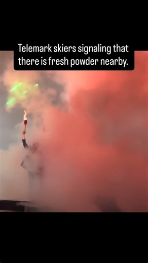 Mt Tabor Avalanche Center on Instagram: "Fresh powder smells weird when there are tele skiers around. #telemark #telemarkski #telemarkskiingisnotdead #skiing #skiresort #backcountry #backcountryskiing"