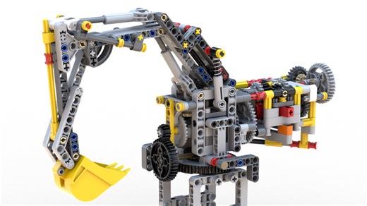 LEGO MOC-101074 Automatic technic digger arm (Technic 2022)