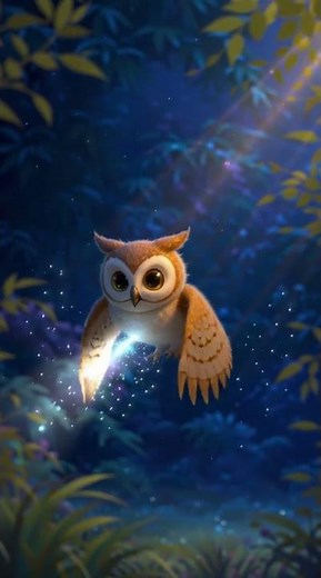 The Owl Who Borrowed the Moon #animalstories #animals #storytime
