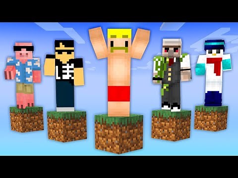 【Minecraft】The ender dragon challenge starting from a single block.