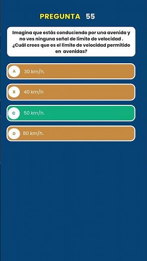 Simulacro Examen de reglas MTC Pregunta 55