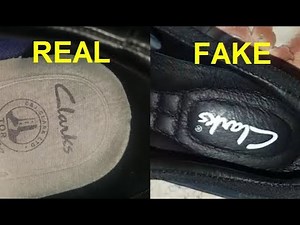 Real vs Fake Clarks shoes. How to spot counterfeit Clarks footwear