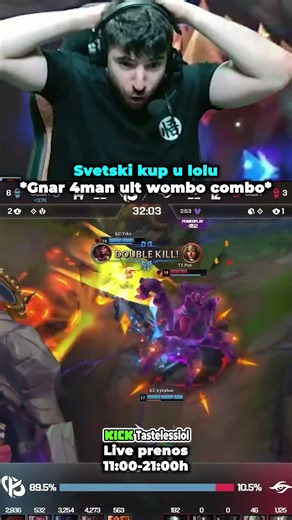 Svetski kup u LoLu *Gnar 4 man ult wombo combo*