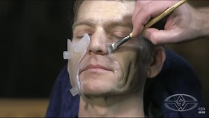 Silicone Transfer Makeup - How to Glue Down and Blend Edges