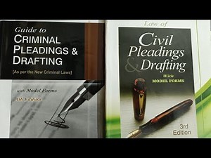 Civil and New Criminal drafting books