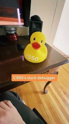Duck Debugger - CS50 Reels #Shorts