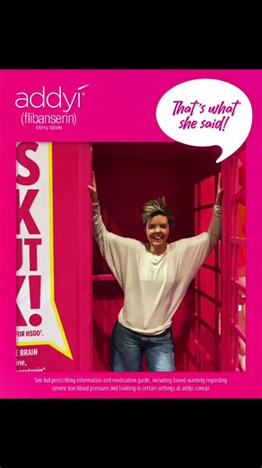 - BREAKING NEWS - Today the FDA has announced the expanded approval of Addyi (flibanserin), the first and only FDA-approved pill for low sexual desire in women, to include women who have gone through… | Kelly Casperson, MD