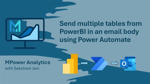 Email Multiple Tables in an Email with Power Automate | Full Walkthrough