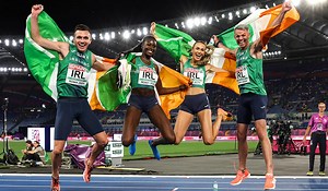 Watch: Incredible Irish mixed relay team break record at championships