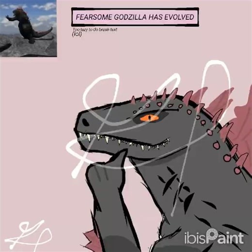 Evolved Godzilla speeddraw #ibispaintx #godzilla #godzillaxkong #drawing #cool #speeddraw #kaiju