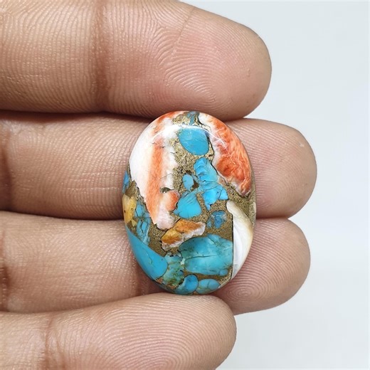 Oyster Copper Turquoise Cabochon - Etsy