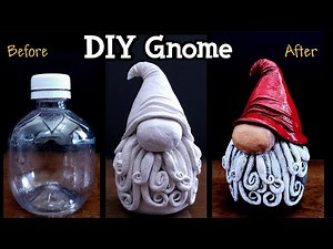 DIY Miniature Gnome | Recycling A Plastic Bottle | DIY Home Decor