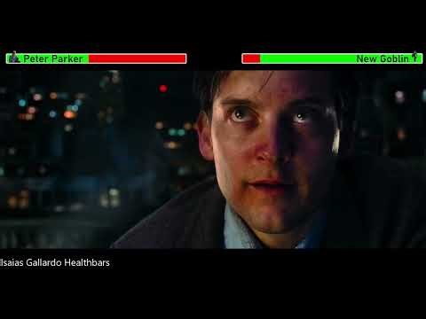 Peter Parker vs. New Goblin with healthbars