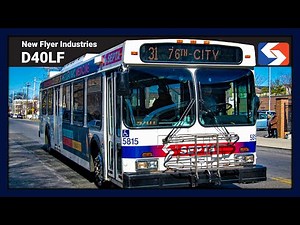 SEPTA's New Flyer D40LF Marathon - 30 Minutes of Diesel Engines