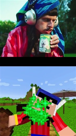 Superhero Oliver Tree in Minecraft 🥺 #minecraft #shorts