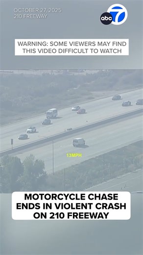 85K views · 936 reactions | High-Speed Motorcycle Chase on 210 Freeway Ends in Shocking Crash — Viewers Can’t Believe What Happened Next! Watch full video in the first comment! | Field Commander | Facebook